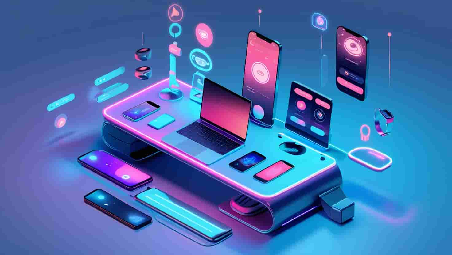 tech background